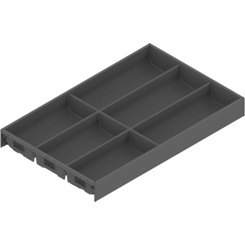 Blum LEGRABOX AMBIA-LINE M-Height Flatware Insert, Orion Gray Matte, ZC7S500BS3