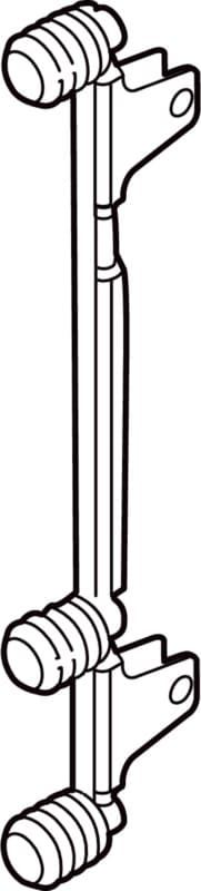 Legrabox Front Fixing Bracket for C-Height 7", Expando
