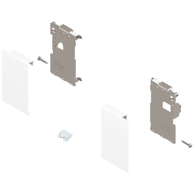 Blum LEGRABOX M-Height Interior Front Fixing Brackets, Screw-On