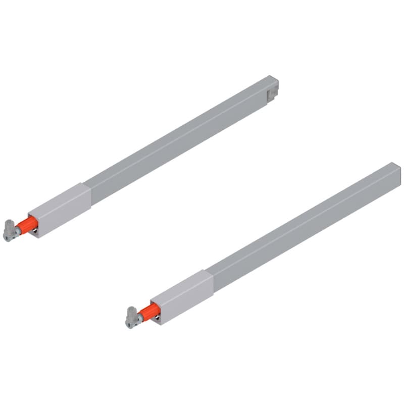 Tandembox Rectangular Gallery Rail, Gray, 16
