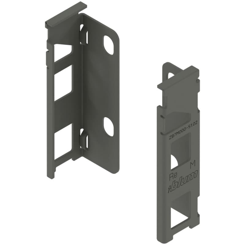 Legrabox Rear Bracket for M-Height Drawer Members, Orion Gray
