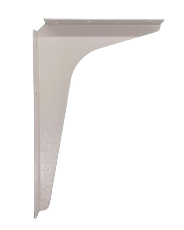 5" x 8" Heavy Duty Workstation Bracket, White Finish (5 Pair)