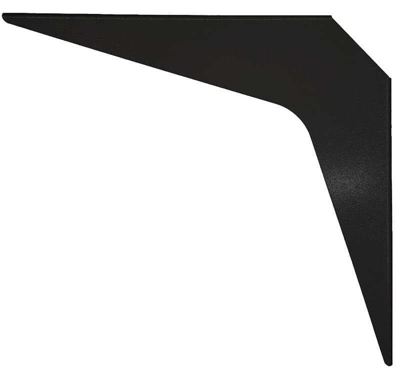 24" x 29" Heavy Duty Workstation Bracket, Black Finish (3 Pair)