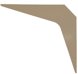 12" x 18" Heavy Duty Workstation Bracket, Almond Finish (1 Pair)