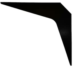 18" x 12" Heavy Duty Workstation Bracket, Black Finish (1 Pair)