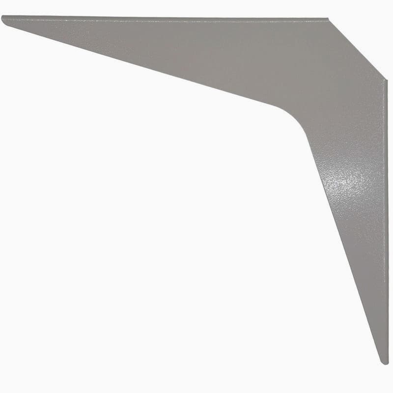 8" x 12" Heavy Duty Workstation Bracket, Gray Finish (3 Pair)