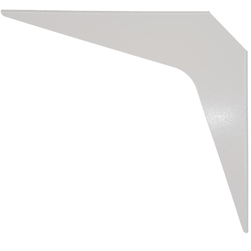 8" x 12" Heavy Duty Workstation Bracket, White Finish (3 Pair)
