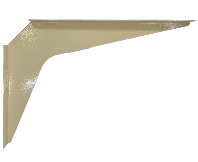 15" x 21" Heavy Duty Workstation Bracket, Almond Finish (3 Pair)
