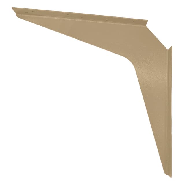 21" x 21" Heavy Duty Workstation Bracket, Almond Finish (3 Pair)