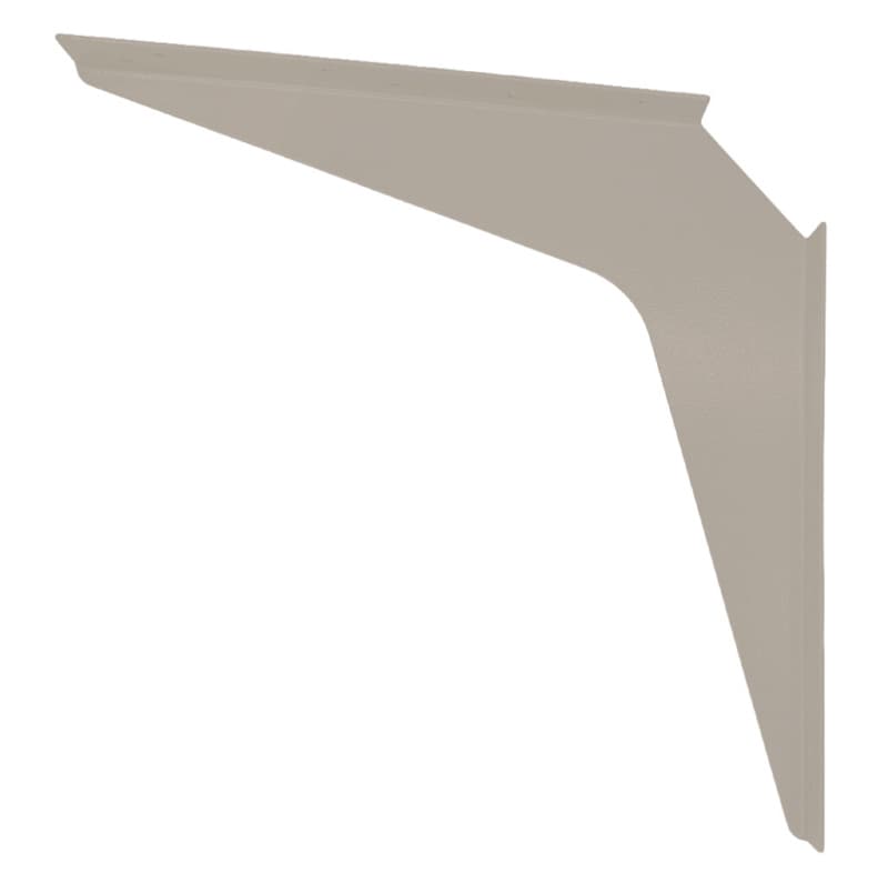 21" x 21" Heavy Duty Workstation Bracket, Gray Finish (3 Pair)