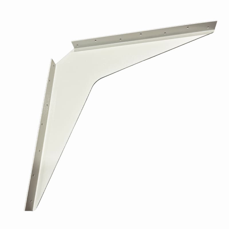 24" x 24" Heavy Duty Workstation Bracket, White Finish (3 Pair)