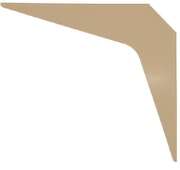 24" x 29" Heavy Duty Workstation Bracket, Almond Finish (3 Pair)