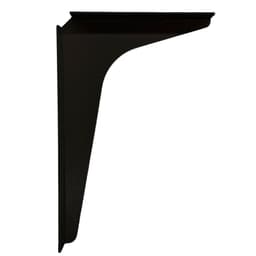 5" x 8" Heavy Duty Workstation Bracket, Black Finish (5 Pair)