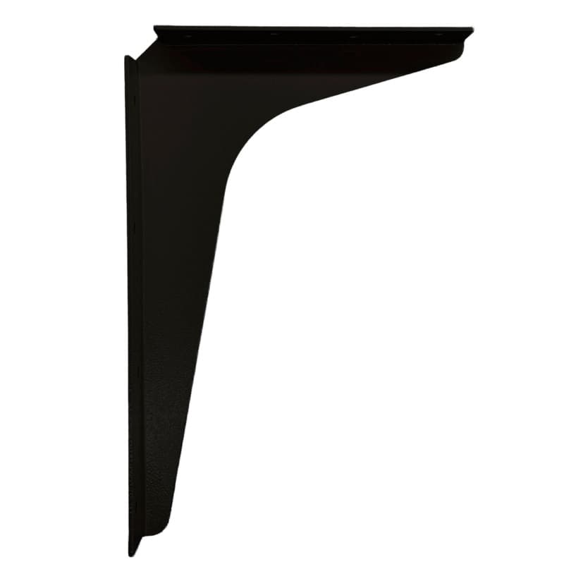 5" x 8" Heavy Duty Workstation Bracket, Black Finish (5 Pair)