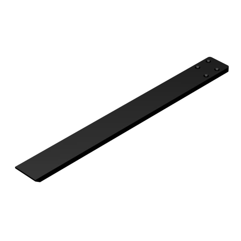 20" X 2.5" X 0.50" Liberty XL Hidden Countertop Support Bracket, Black Finish