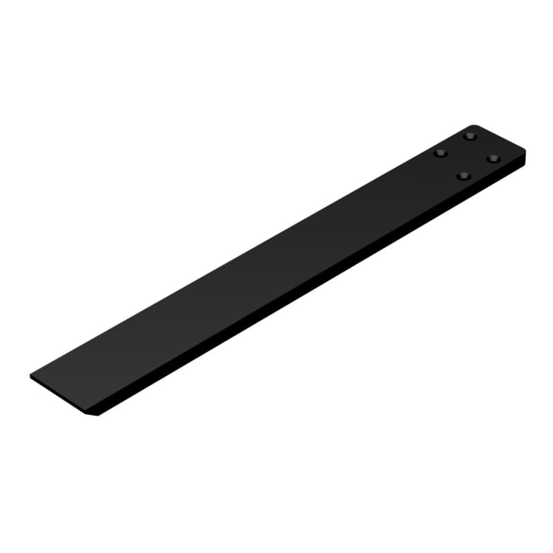 16" X 2.5" X 0.50" Liberty XL Hidden Countertop Support Bracket, Black Finish