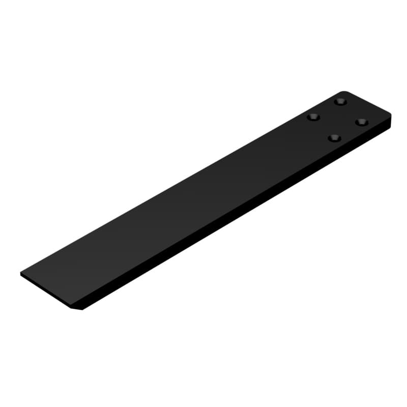 12" X 2.5" X 0.50" Liberty XL Hidden Countertop Support Bracket, Black Finish