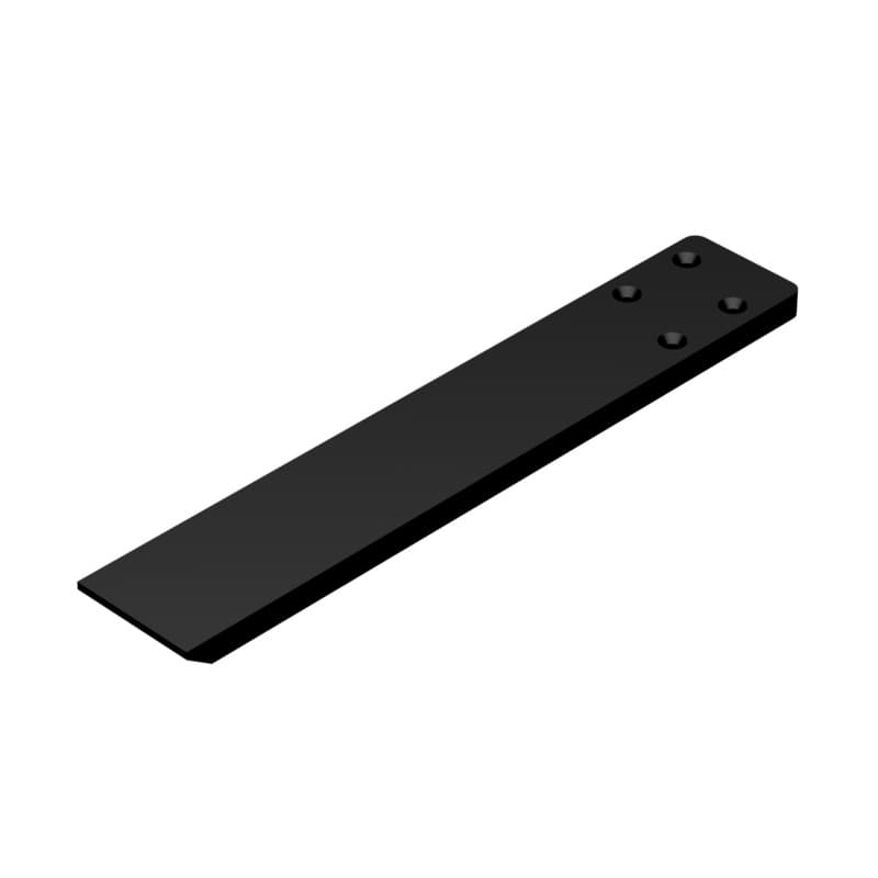 10" X 2.5" X 0.50" Liberty XL Hidden Countertop Support Bracket, Black Finish