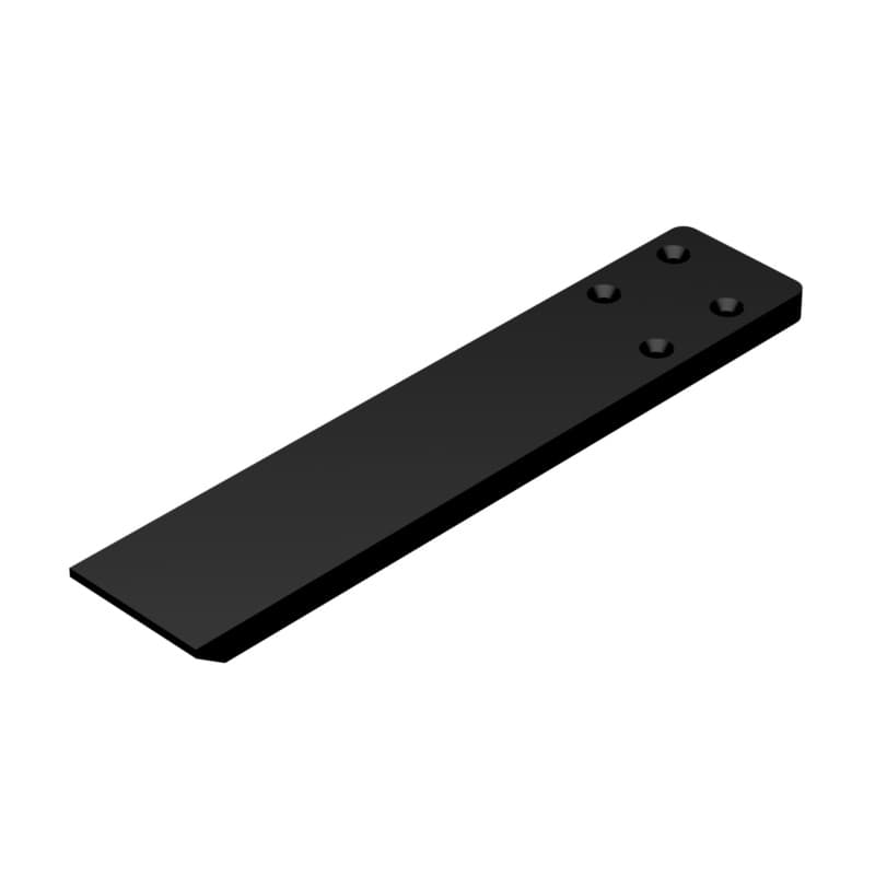 8" X 2.5" X 0.50" Liberty XL Hidden Countertop Support Bracket, Black Finish