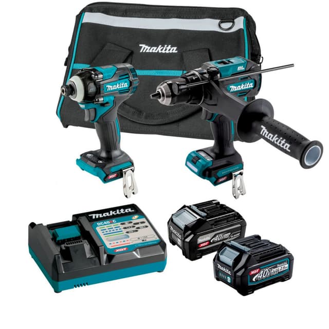 Makita, Hammer Drill and Impact Driver 2 Piece Kit, GT202SU1D1