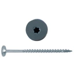 FastCap #8 x 3-1/2" Flat Head PowerHead Screw Torx® Drive - Type 17 Auger Point Coarse Thread Zinc, PHZ8.3.5"-100 PC - 100/Box