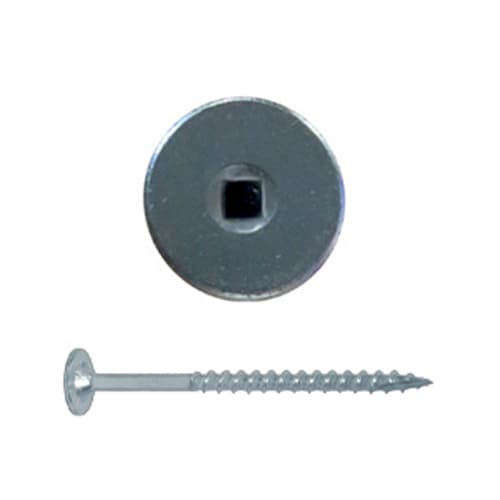 FastCap #8 x 3" Flat Head Wood Screw Square Drive - Type 17 Auger Point Coarse Thread Black, PH.BL.3"-150PC - 150/Box