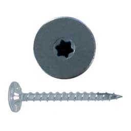 FastCap #8 x 2" Flat Head PowerHead Screw Torx® Drive, Sharp Point Coarse Thread Zinc, PHZ8.2"-200 PC, 200/Box