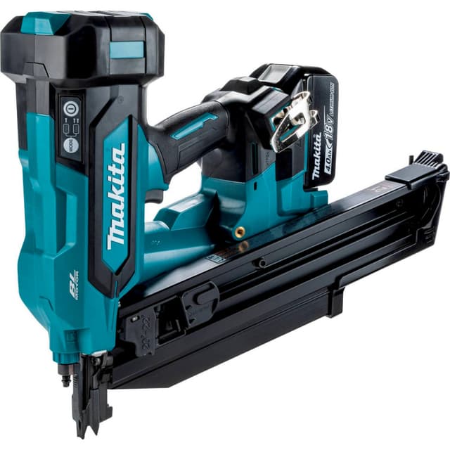 Makita, Framing Nailer Kit, Cordless, 40V MAX XGT, 4.0 Ah, 21 Degree 3-1/2", Full Round Head, XNB03M1