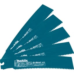 Makita 5-3/4" Curved Metal Pipe Cutting Recipro Saw Blade (5/Pack)