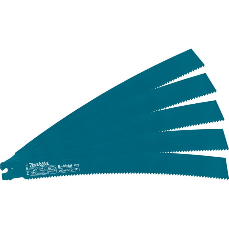 Makita 10-1/4" Curved Metal Pipe Cutting Recipro Saw Blade (5/Pack)