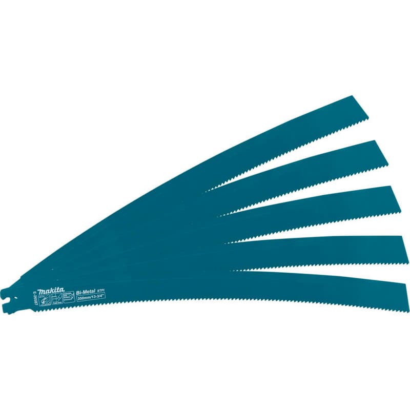 Makita 14" Curved Metal Pipe Cutting Recipro Saw Blade (5/Pack)