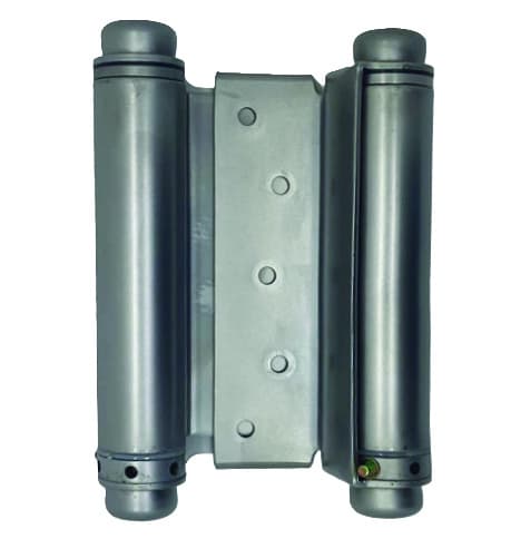 5" Double Action Spring Hinge, Satin Chrome, - 5HDCOM-SATIN CHROME