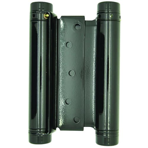 6" Double Action Spring Hinge, Black, - 6HDCOM-BLACK