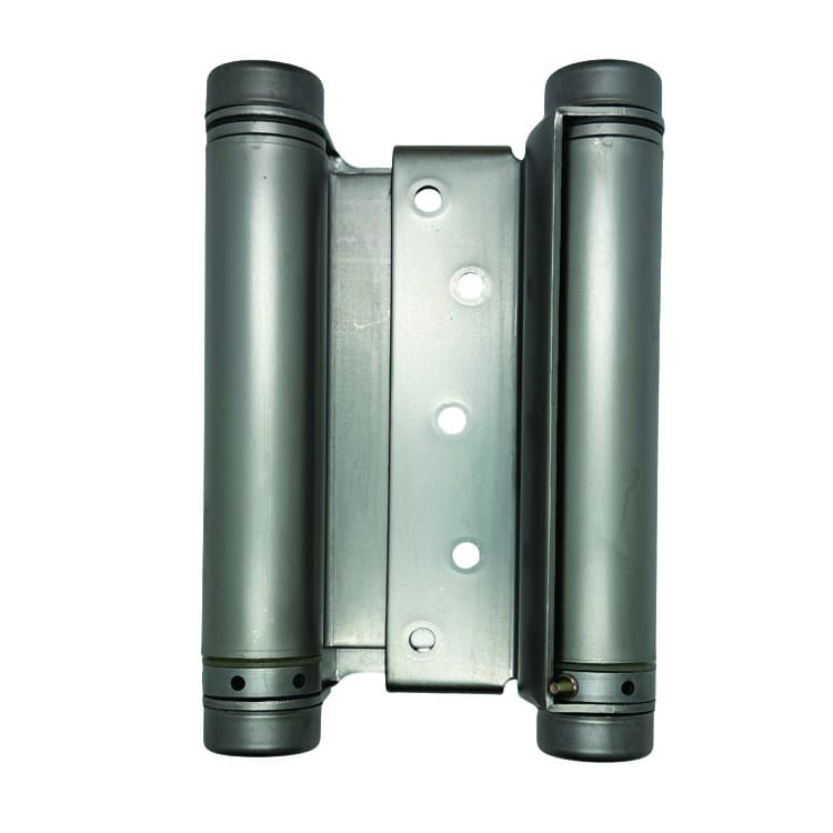 6" Double Action Spring Hinge, Satin Chrome, - 6HDCOM-SATIN CHROME