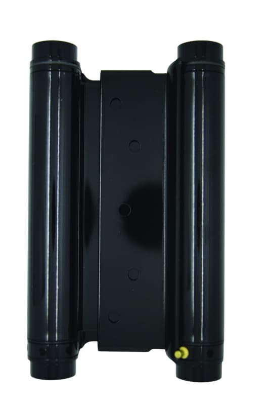 7-1/2" Double Action Spring Hinge, Black, - 7.5HDCOM-BLACK