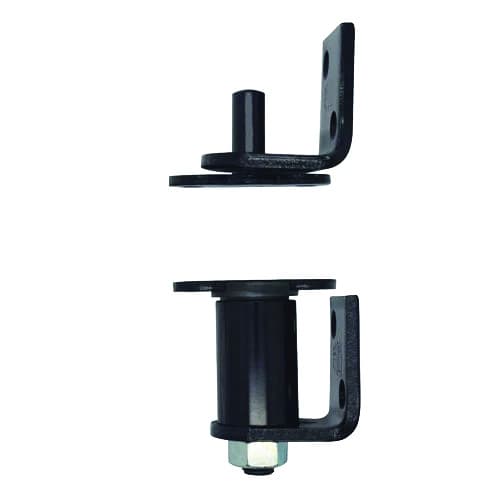 Gravity Double Action Pivot Hinge, 90 Degrees Hold Open, Black, - S7512-H-601