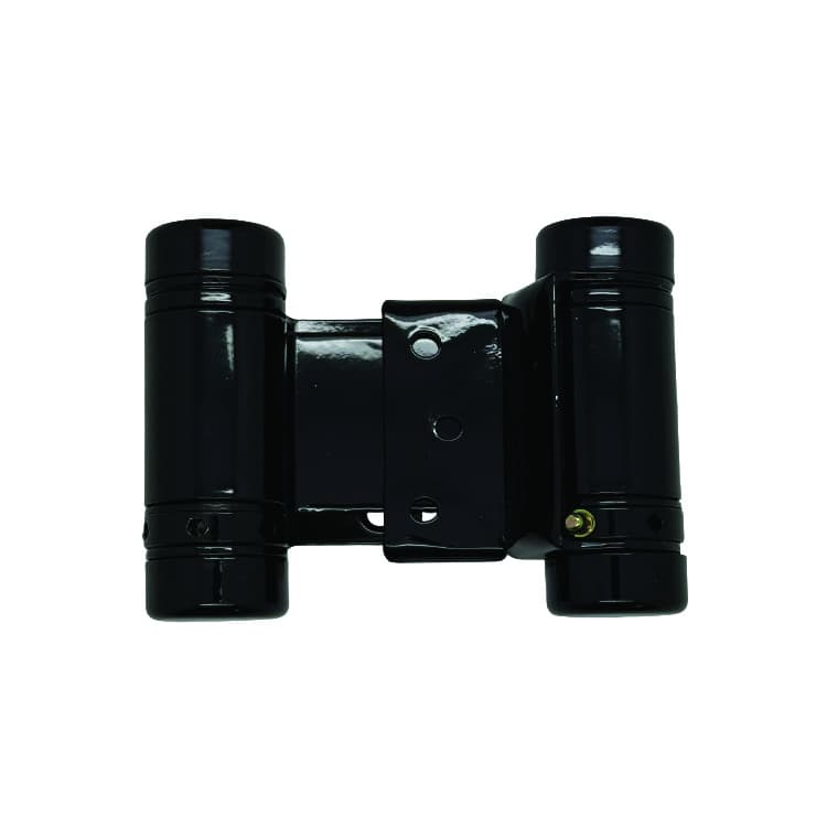 2" Double Action Spring Hinge, Black, - 2HDCOM-BLACK