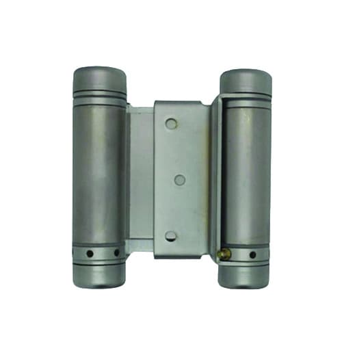 3" Double Action Spring Hinge, Satin Chrome, - 3HDCOM-SATIN CHROME