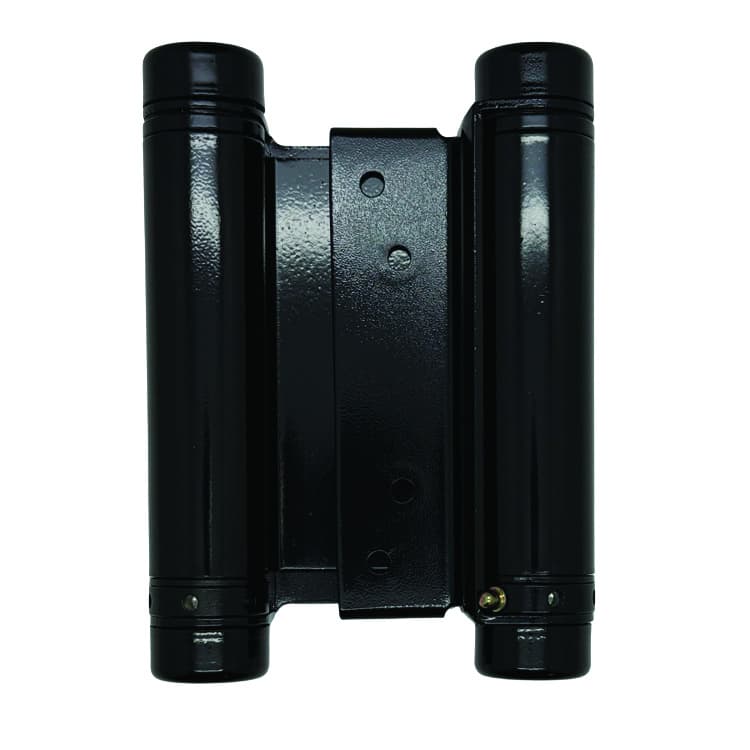 4" Double Action Spring Hinge, Black, - 4HDCOM-BLACK