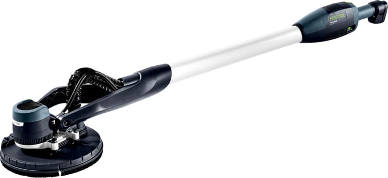 Festool Planex LHS-E Drywall Long Reach Sander Corded with 8-7/8" Round Hook and Loop Pad, Vacuum, - 578408