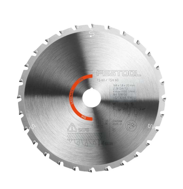 Festool Diamond Sawblade 168mm, 578702