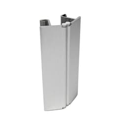 Peter Meier Plastic Toe Kick Multi-Angle 90° Inside/Outside Corner Connector 3-15/16"H, Anodized Aluminum Foil Finish, - TKEC-MA90-10-002