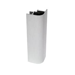Peter Meier Plastic Toe Kick 90° - 135° Multi-Corner Connector 3-15/16"H, Anodized Aluminum Foil Finish, - TKEC-MC90-10-002