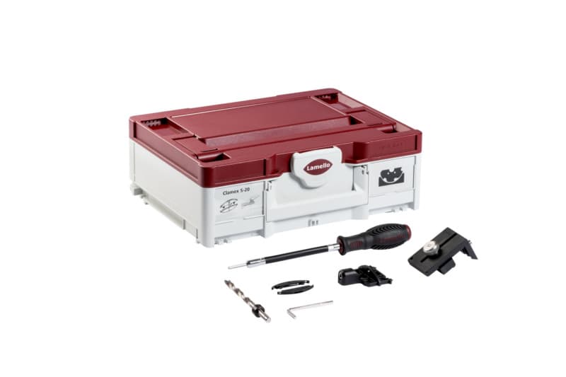 Cabinet Connector, Clamex S-20 Starter Set, 145247, Lamello
