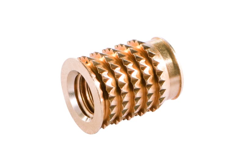 Cabineo 8 M6 x 12.3mm Insert Nut, Brass (500/Box)