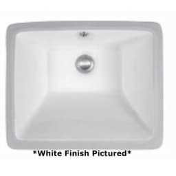 Karran Vitreous China Gloss Black 17"W x 14"H Vanity Sink Undermount, Single Bowl ADA Compliant, VC-115-BL