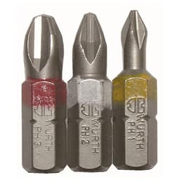 #3 x 1" Phillips Drive Insert Bit (10/Box)
