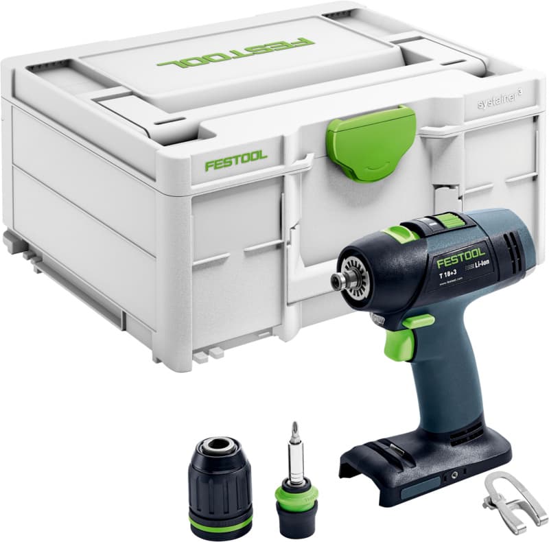 Festool Cordless drill T 18+3-Basic US, 577607