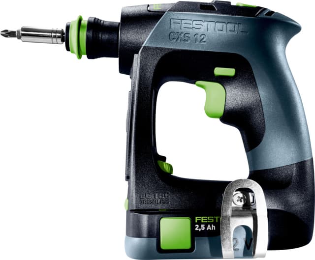 Festool, Driver/Drill Set, 12V Brushless Motor, 2.5Ah 576869