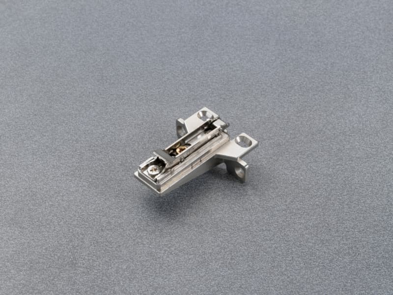 Salice Face Frame Clip Mounting Plate for Woodscrew, Nickel-Plated, 5mm